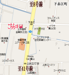 富山営業所周辺地図